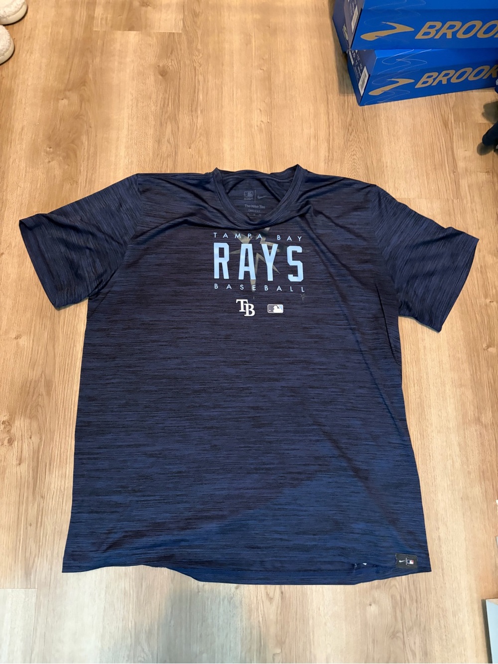Nike Navy Tampa Bay Rays Short Sleeve Performance Tee